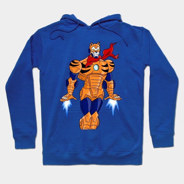 Iron Tiger Hoodie by GoAaronArtPower